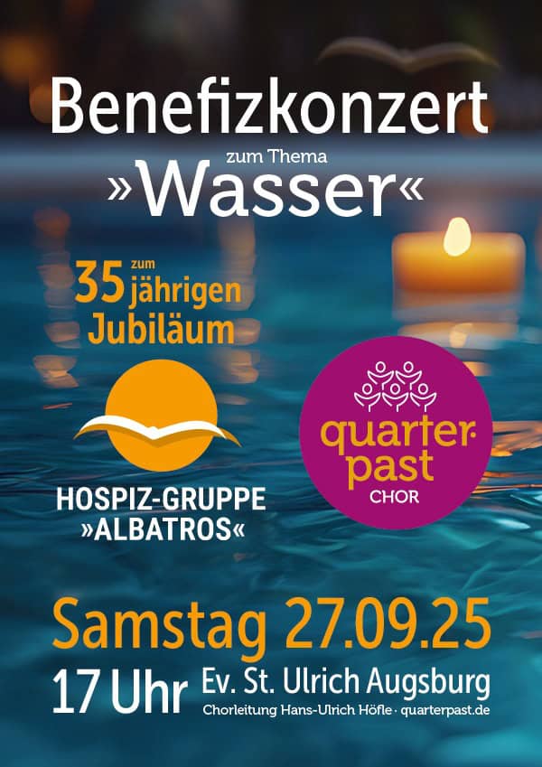 Benefitkonzert quarterpast + hospiz-gruppe albatros