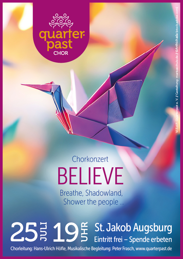 St Jakob Konzert Plakat quarterpast